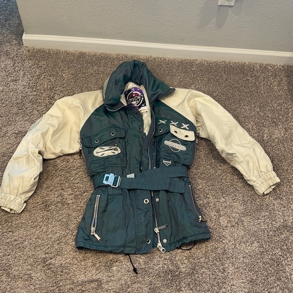 SPIDER RARE Vintage USA Ski Jacket 90’S UK 10 S (7AG) - Picture 1 of 16